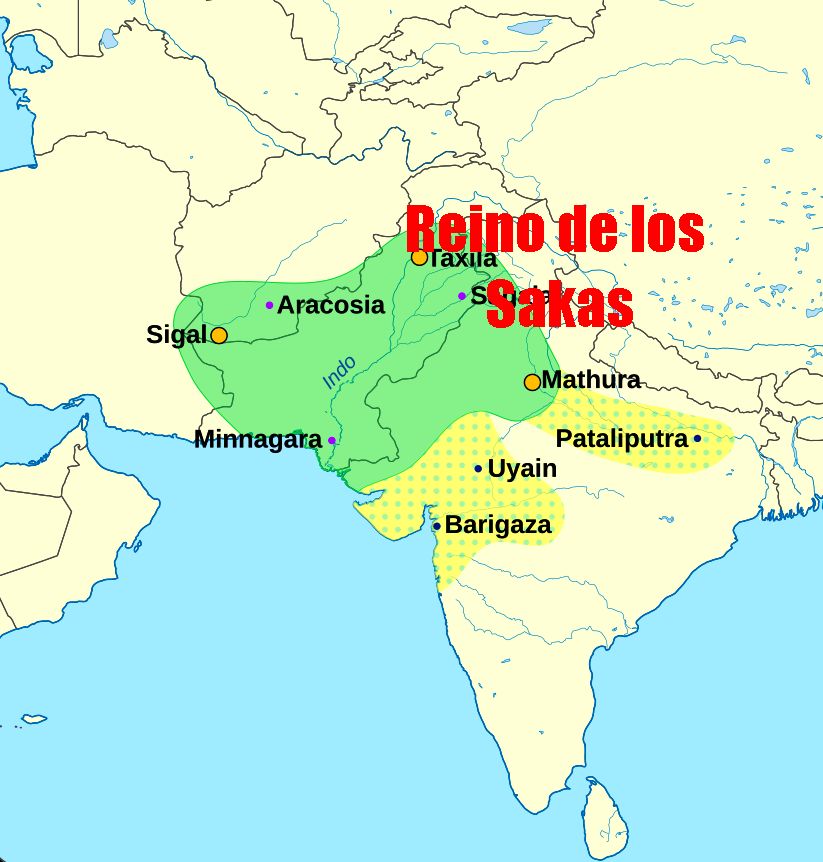El reino de los sakas